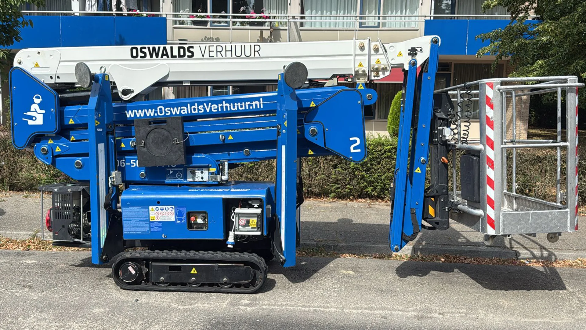 18 meter spinhoogwerker Oswalds Verhuur