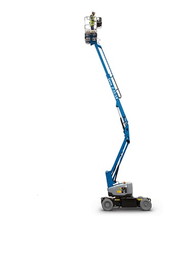 Genie Z33/18 knikarmhoogwerker in uitgevouwen positie