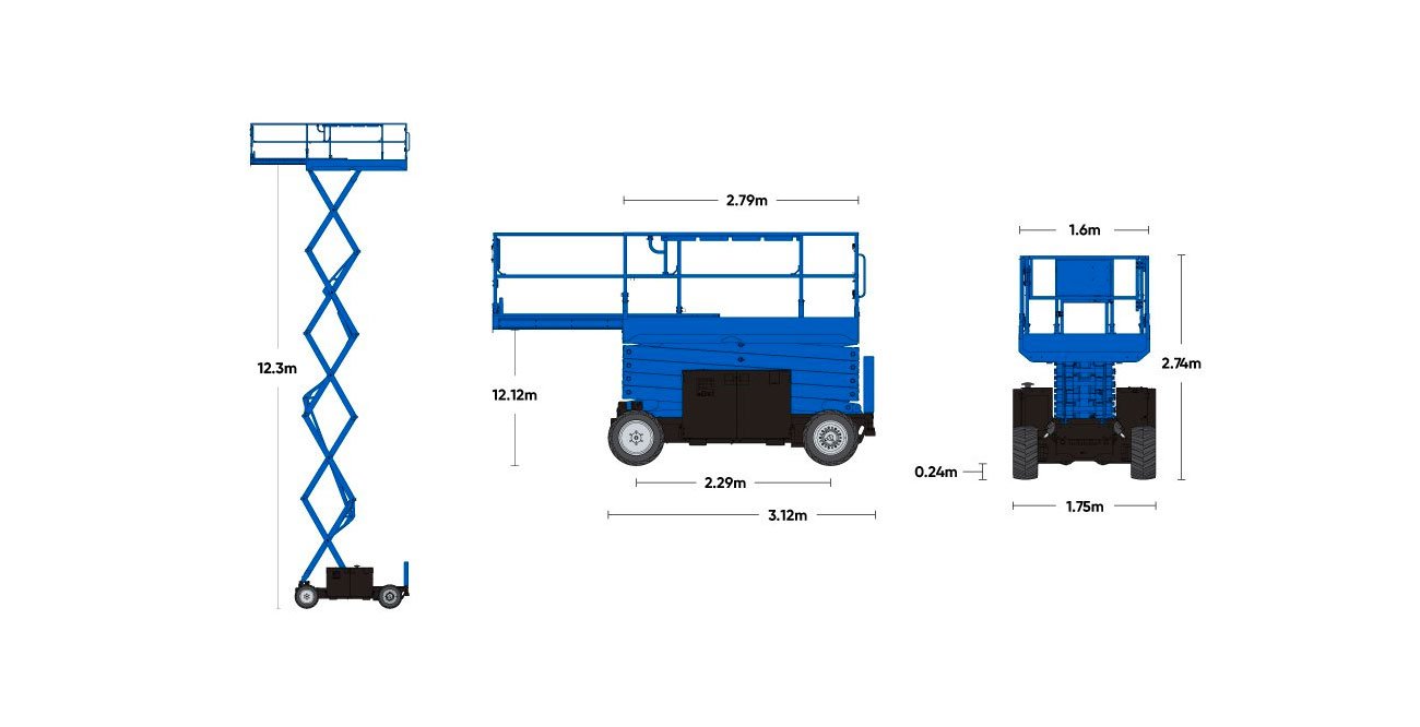 Werkdiagram Genie GS-4069 RT